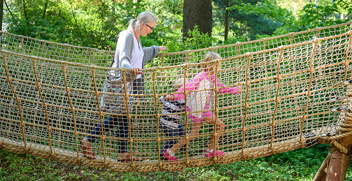 Experience a new, multi-level children’s discovery area at Toledo Botanical Garden. The Secret Forest connects kids with the Garden and nature in fun ways that will keep them active outdoors.